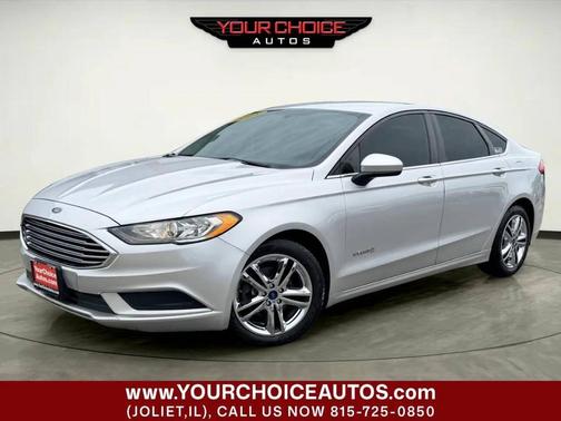 Silver 2018 Ford Fusion Hybrid SE