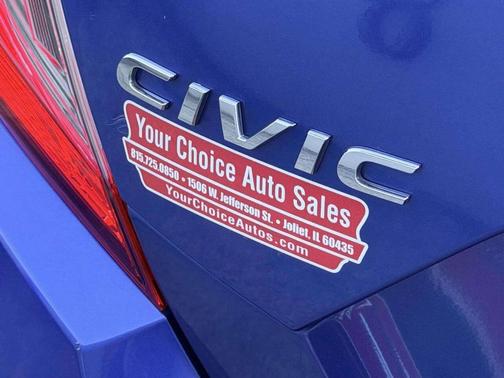 Blue 2020 Honda Civic LX