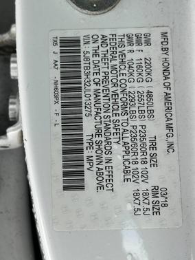 2018 Acura RDX AcuraWatch Plus Package