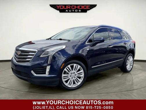 Blue 2017 Cadillac XT5 Premium Luxury