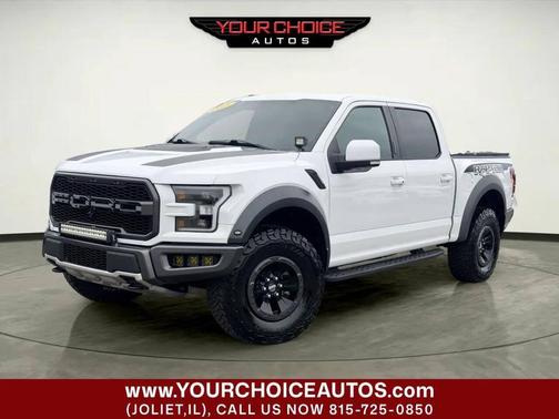 White 2018 Ford F-150 Raptor 4x4 4dr SuperCrew 5.5 ft. SB