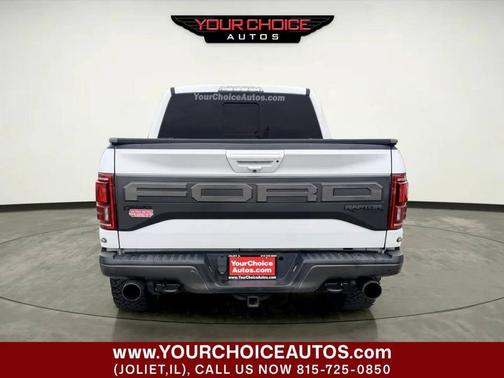 White 2018 Ford F-150 Raptor 4x4 4dr SuperCrew 5.5 ft. SB