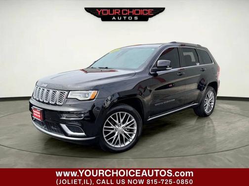 Black 2017 Jeep Grand Cherokee Summit