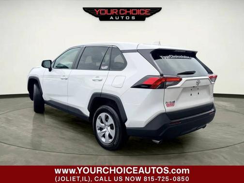White 2025 Toyota RAV4 LE