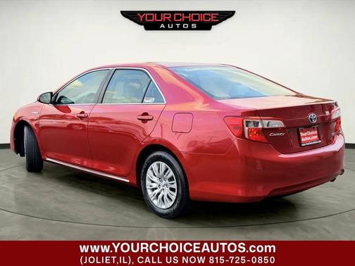 Red 2013 Toyota Camry Hybrid SE
