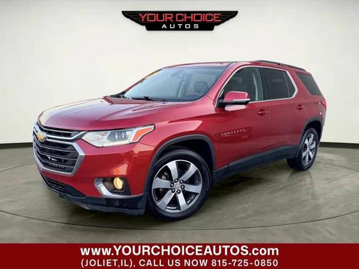 Red 2019 Chevrolet Traverse LT Leather