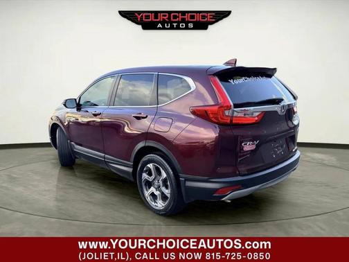 Maroon 2018 Honda CR-V EX-L