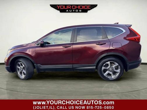 Maroon 2018 Honda CR-V EX-L