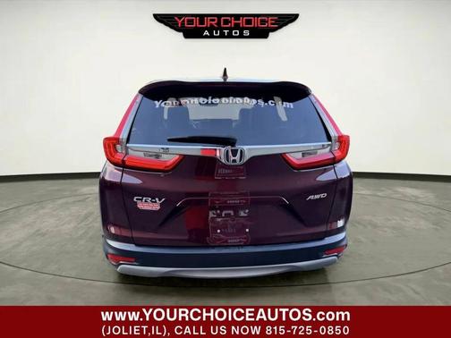 Maroon 2018 Honda CR-V EX-L