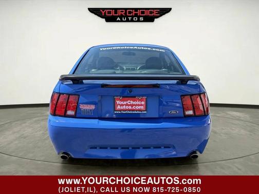 Blue 2003 Ford Mustang Mach I