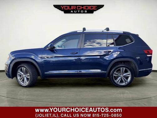 Blue 2019 Volkswagen Atlas 3.6L SEL