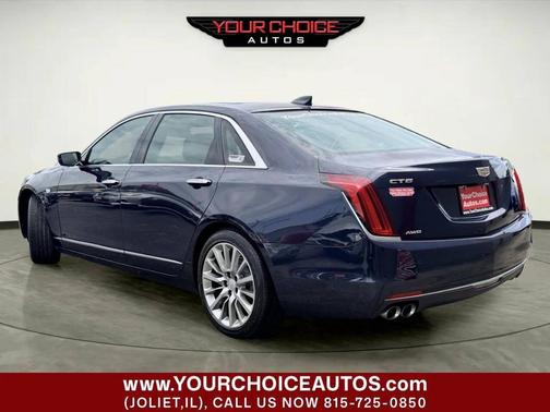 Dark Adriatic Blue Metallic 2018 Cadillac CT6 3.6L Luxury
