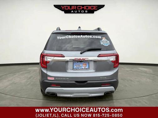 Satin Steel Metallic 2021 GMC Acadia AWD SLT