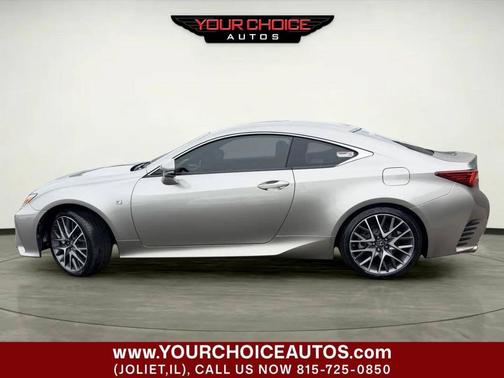 Gray 2015 Lexus RC 350 Base
