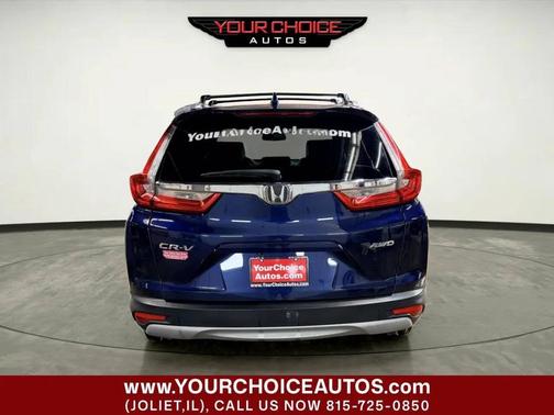 Blue 2018 Honda CR-V EX-L