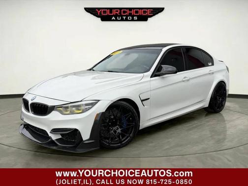 White 2018 BMW M3 Base