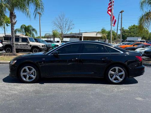 Black 2024 Audi A6 55 Premium Plus