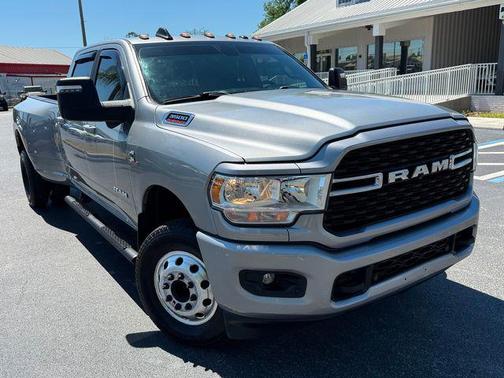 Billet Silver Metallic Clearcoat 2023 RAM 3500 Big Horn Crew Cab 4x4 8' Box