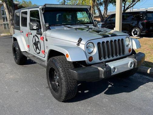Silver 2010 Jeep Wrangler Unlimited Sahara