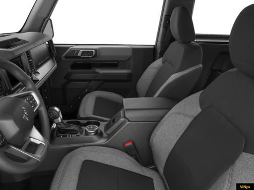Oxford White 2022 Ford Bronco V6 BAYSHORE WHITEOUT 5' LIFT LEATHER 37' NITTOs