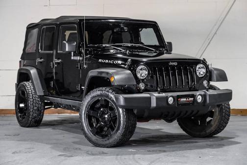Black Clearcoat 2015 Jeep Wrangler Unlimited Rubicon
