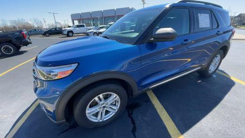 Atlas Blue Metallic 2021 Ford Explorer XLT