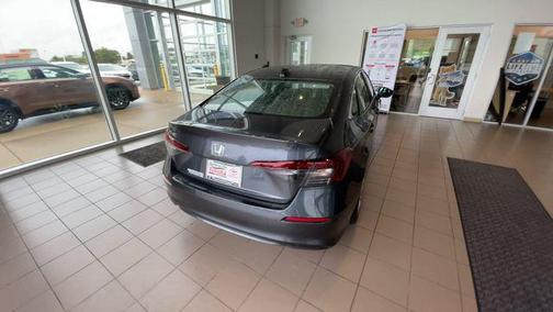 Solar Silver Metallic 2025 Honda Civic LX