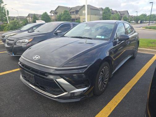 Carbon Blue 2025 Hyundai SONATA Hybrid SE