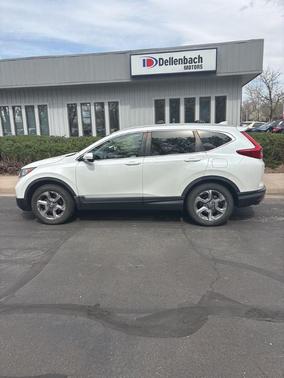 White 2019 Honda CR-V EX