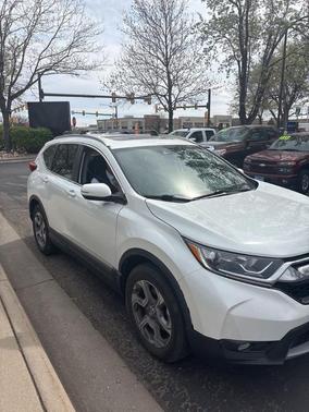 White 2019 Honda CR-V EX