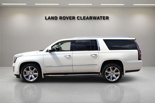 White Diamond Clearcoat 2015 Cadillac Escalade ESV Luxury