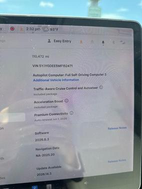 Blue 2021 Tesla Model Y Long Range