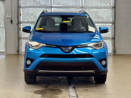 Electric Storm Blue 2018 Toyota RAV4 Hybrid XLE