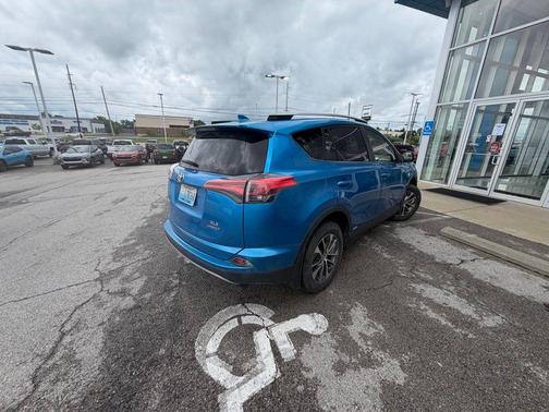 Electric Storm Blue 2018 Toyota RAV4 Hybrid XLE