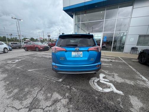 Electric Storm Blue 2018 Toyota RAV4 Hybrid XLE