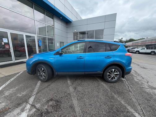 Electric Storm Blue 2018 Toyota RAV4 Hybrid XLE