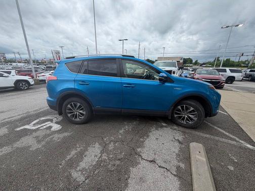Electric Storm Blue 2018 Toyota RAV4 Hybrid XLE