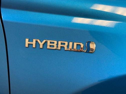 Electric Storm Blue 2018 Toyota RAV4 Hybrid XLE