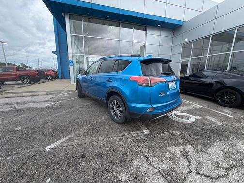 Electric Storm Blue 2018 Toyota RAV4 Hybrid XLE