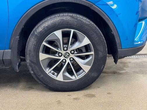 Electric Storm Blue 2018 Toyota RAV4 Hybrid XLE