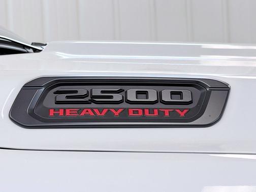 Bright White Clearcoat 2025 RAM 2500 Big Horn