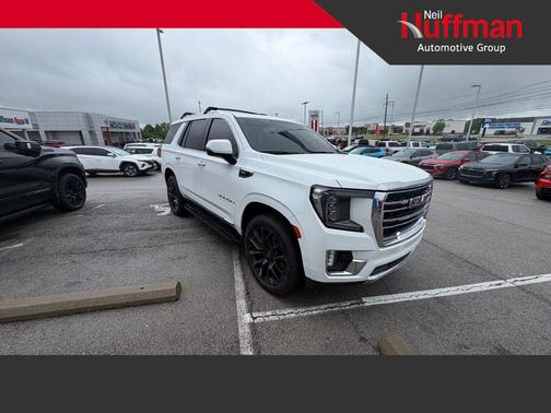 Summit White 2022 GMC Yukon SLT