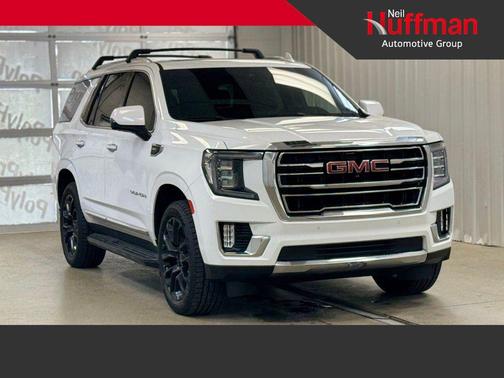 Summit White 2022 GMC Yukon SLT