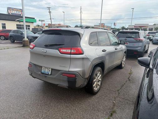 Billet Silver Metallic Clearcoat 2017 Jeep Cherokee Sport