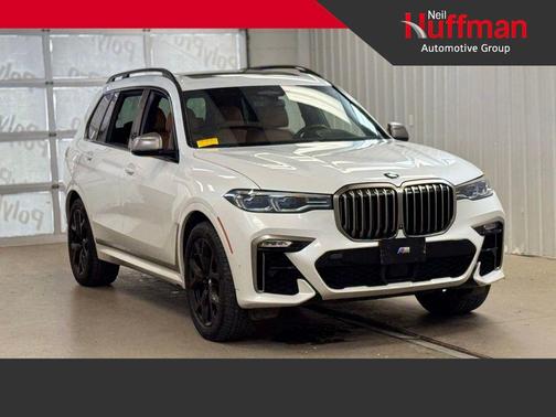 White Metallic 2020 BMW X7 M50i