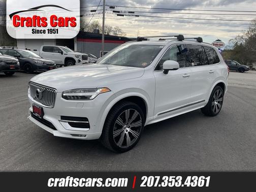 Crystal White Metallic 2022 Volvo XC90 T6 Inscription