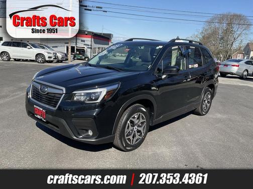 Crystal Black Silica 2021 Subaru Forester Premium