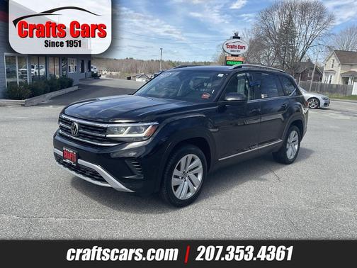 Deep Black Pearl 2021 Volkswagen Atlas 3.6L SEL