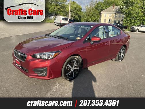 Crimson Red Pearl 2019 Subaru Impreza 2.0i Premium