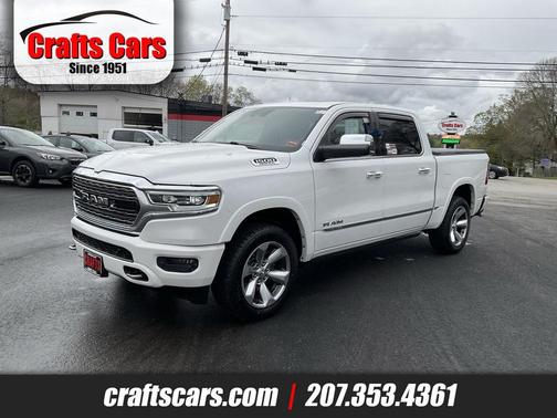 Ivory White Tri-Coat Pearlcoat 2019 RAM 1500 Limited